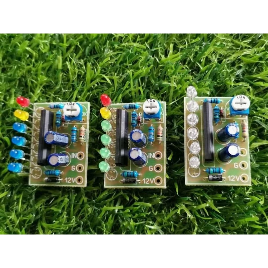 ไฟวิ่งเพาเวอร์แอมป์ 6LED ขนาดหลอด 3มิล