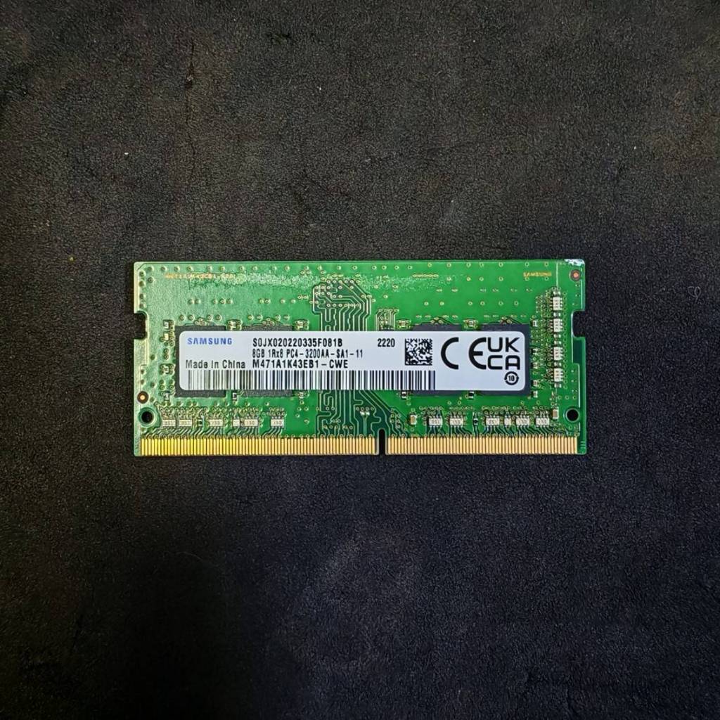 RAM Notebook DDR4 8GB BUS 3200 Samsung มือสอง แรมโน๊ตบุ๊ค เทส TM5 / OCCT แล้ว พร้อมส่ง แพ็คดีมาก!!!