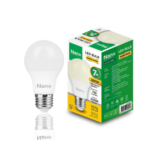 ยกลัง E27 หลอดไฟ NANO LED High Power Bulb หลอดประหยัดไฟมาตรฐาน มีขนาด 7W / 9W / 12W /15W /18W /25W / 30W / 40W ( ส่งไว )