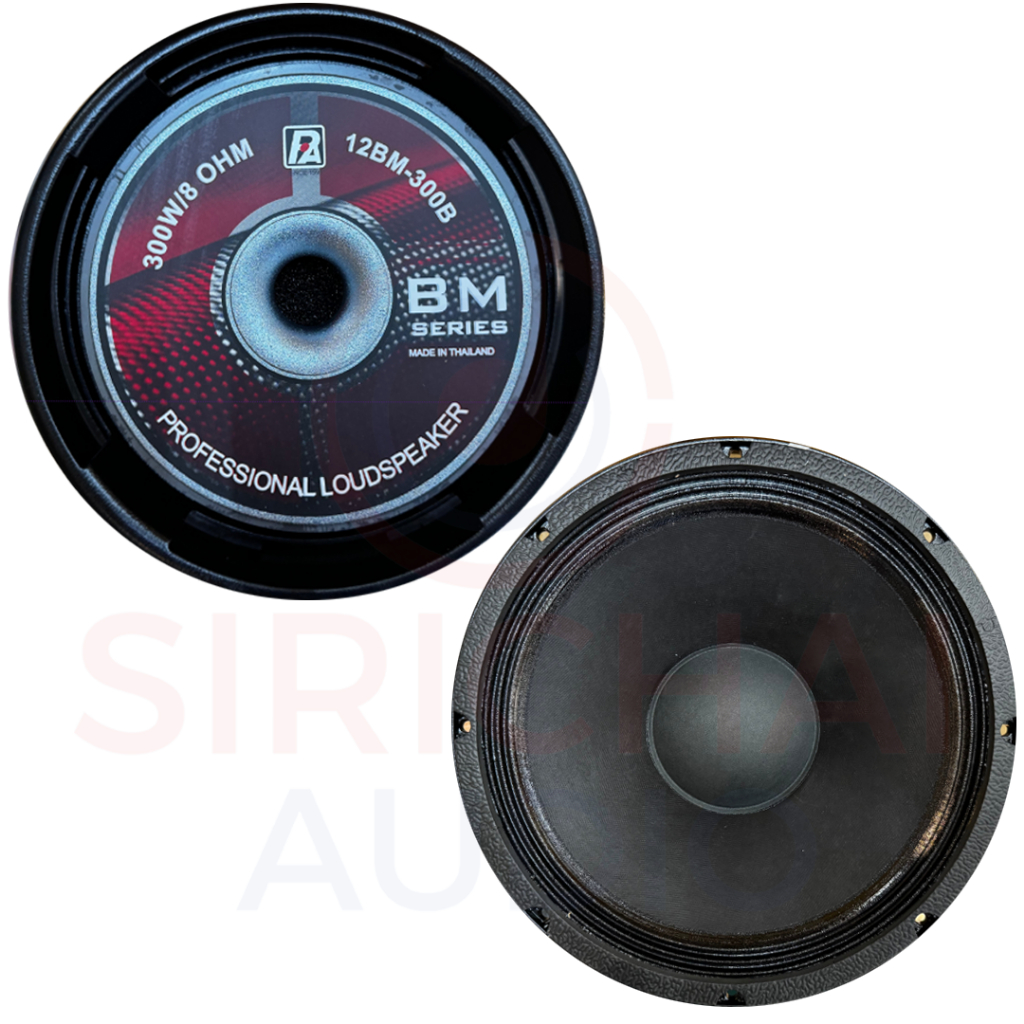 ดอกลำโพง12นิ้ว P.audio รุ่น 12bm300B 1200วัตต์ วอยส์3นิ้ว (ราคาต่อดอก) ของแท้100%