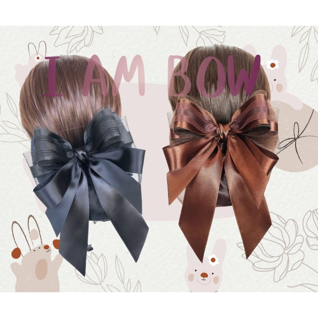 เน็ต​ติดผม​ I​ AM​ BOW​ เน็ต​ติดผม​แฮนด์เมด​ เน็ตติดผมข้าราชการ​ เน็ต​ติดผม​พยาบาล​ โบว์​ติดผม​ กิ๊บ​ติดผม​