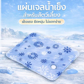 ที่นอนเย็น แผ่นเจลเย็นสำหรับสัตว์เลี้ยง สุนัขแมว ที่นอนน้ำแข็ง ลดความร้อน แผ่นทำความเย็นฤดูร้อน ใช้ได้ทั้งคนและสัตว์เลี้