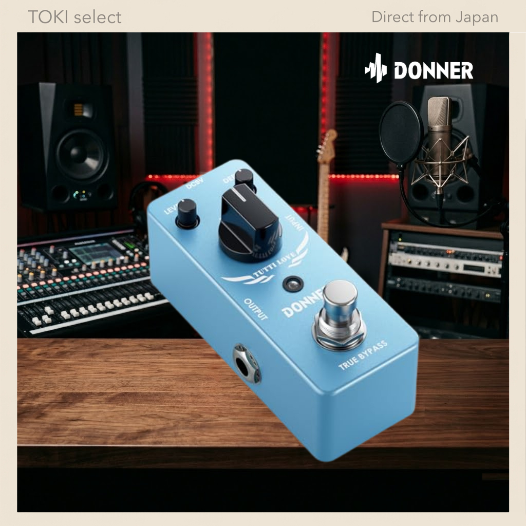 Donner Tutti Love Chorus Distortion Guitar Effect Pedal [Parallel Import]