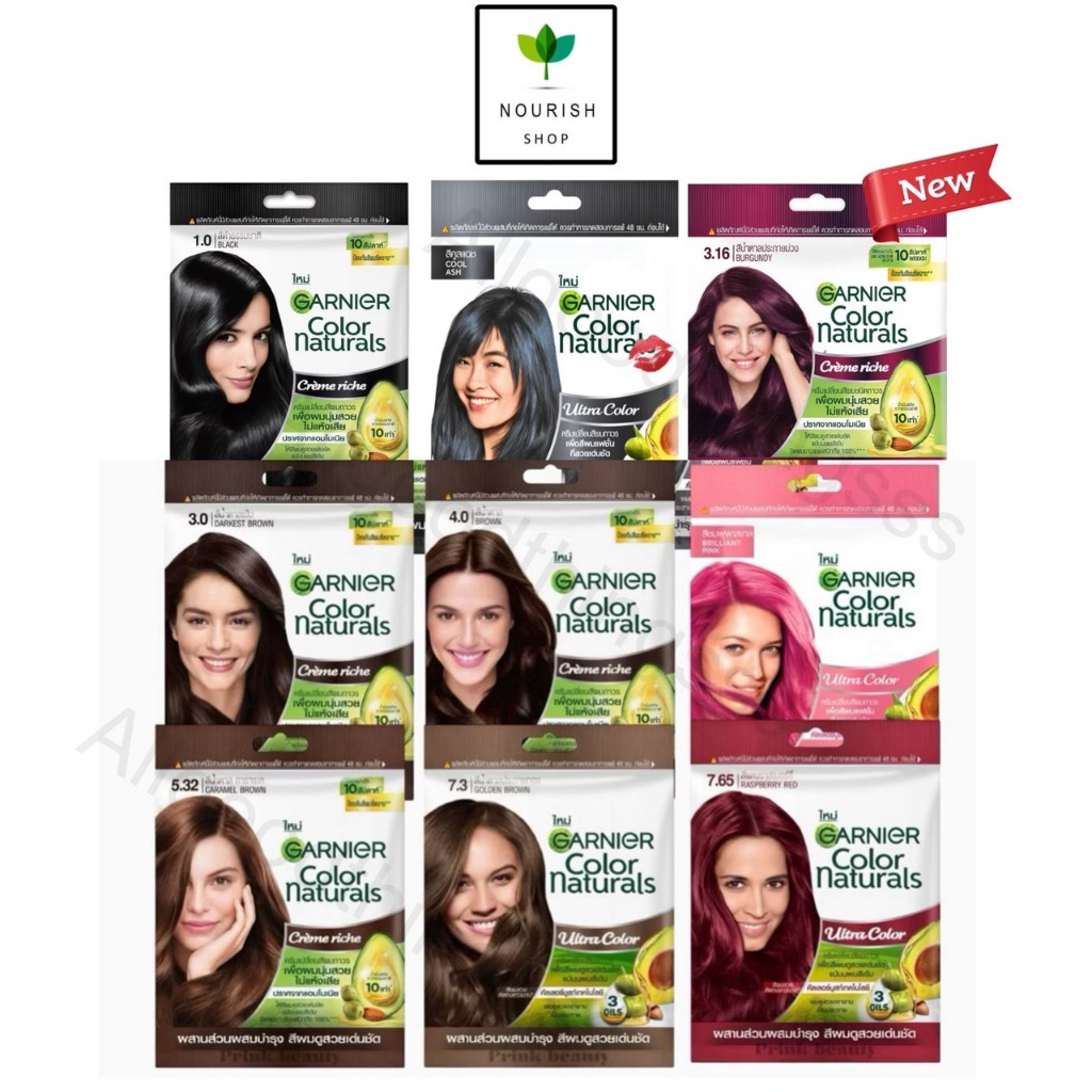 การ์นิเย่ คัลเลอร์ แนทเชอรัลส์ ครีมเปลี่ยนสีผม Garnier Color Naturals 30 ml.