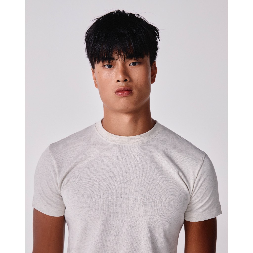 PMITH- Arlo Slim T-Shirt - Bone