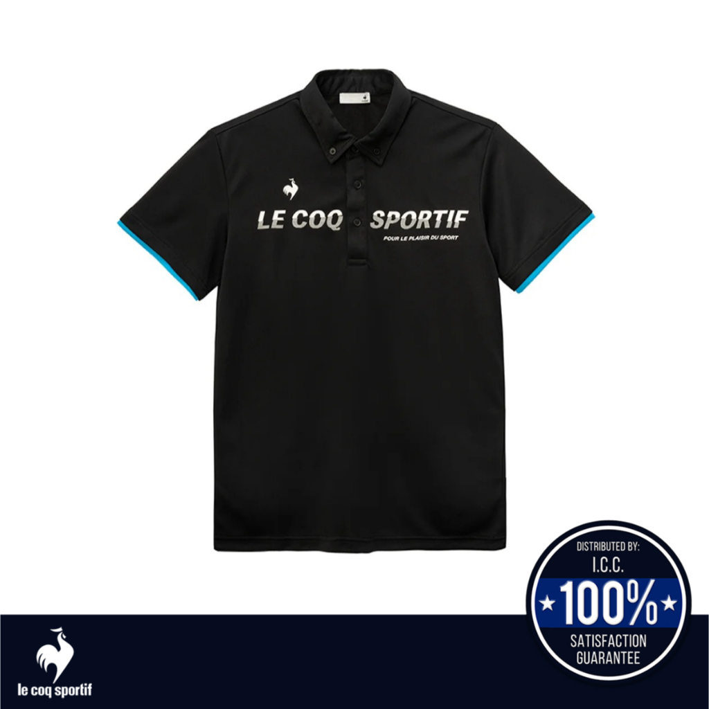 LE COQ SPORTIF เสื้อโปโลแขนสั้นผู้ชาย UV Protection