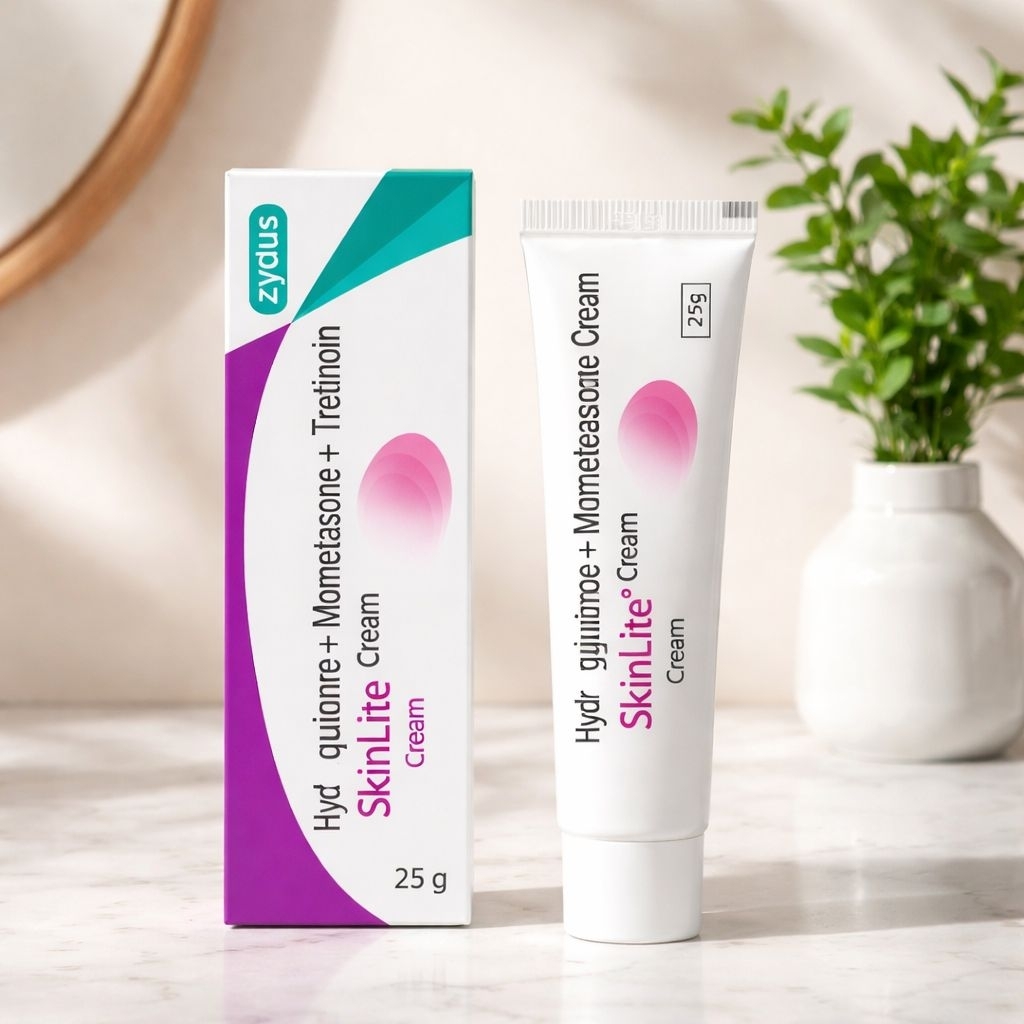 ครีม Skinlite จากอินเดีย ช่วยลดฝ้า กระ จุดด่างดำ และรอยสิว25g