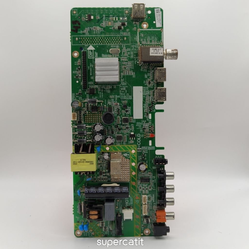 เมนบอร์ด TV Philips 43 นิ้วรุ่น 40PFT5063S/67รหัส MSD3663-TSC1 งานถอดแท้มือสอง