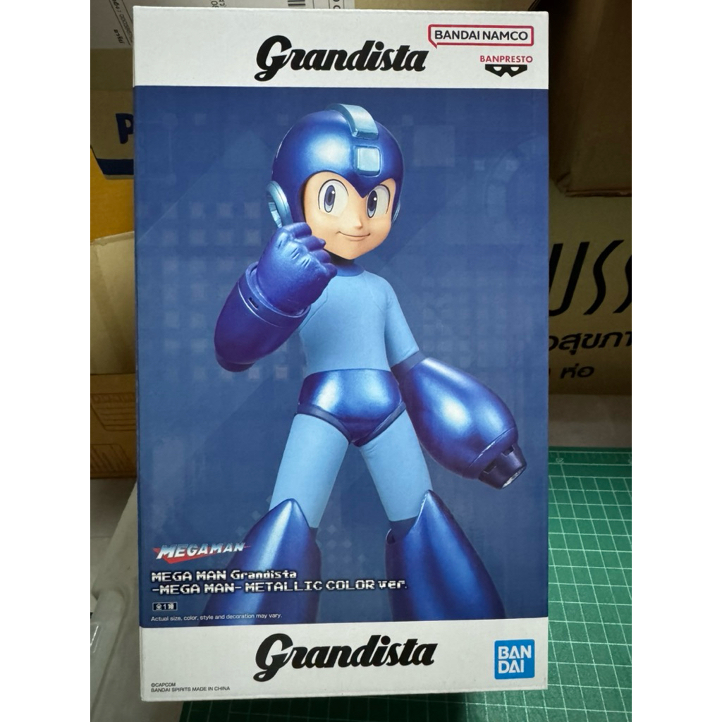 Banpresto - ROCKMAN  Grandista Metallic Color Ver. (ของแท้)(มือ1)(Lot Dt)