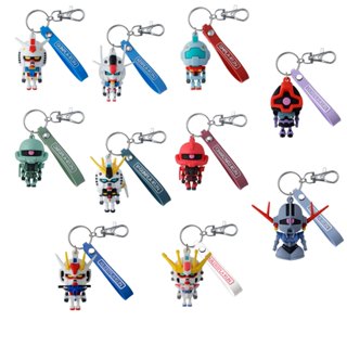 พวงกุญแจยาง Gundam 3D Rubber Mascot Keychain - Gunpla-kun GM…