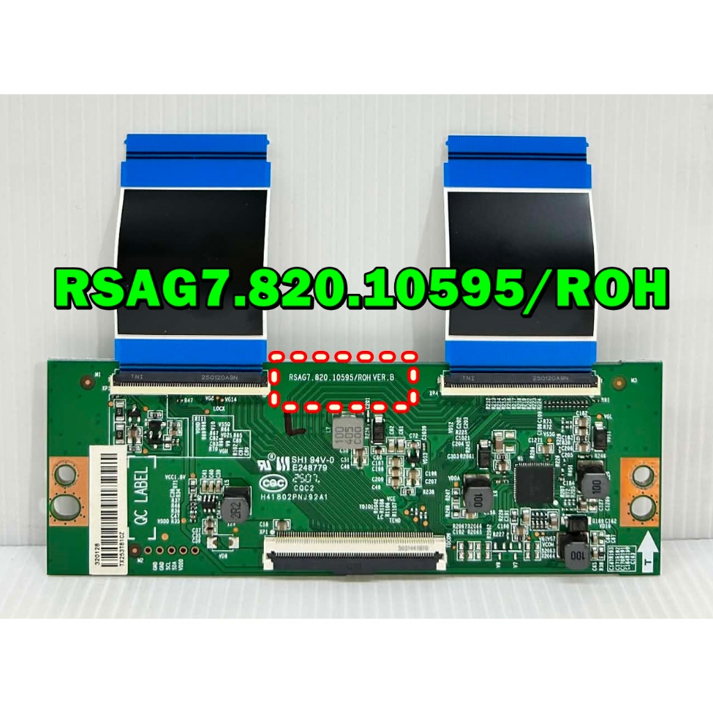 ทีคอน ทีวี Hisense รุ่น 43E6K / 43A6100K พาร์ท RSAG7.820.10595/ROH อะไหล่ของแท้ถอด มือ2