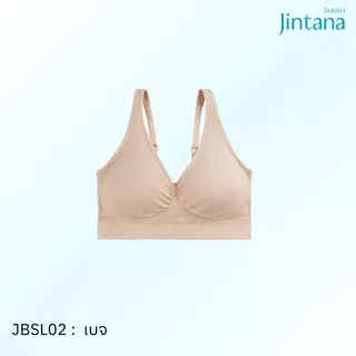 [ขายดี] Jintana เสื้อชั้นใน จินตนา รุ่น Pure Comfort รหัส JBSL02 (ปรับระดับสายได้) ไร้โครง ไร้ตะเข็บ ใส่สบาย