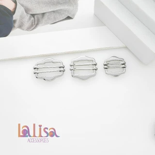 ตัวปรับสายแฟชั่น สำหรับเอี๊ยม เสื้อผ้า และกระเป๋า DIY ดีไซน์วินเทจ alloy buckle HD20-1246