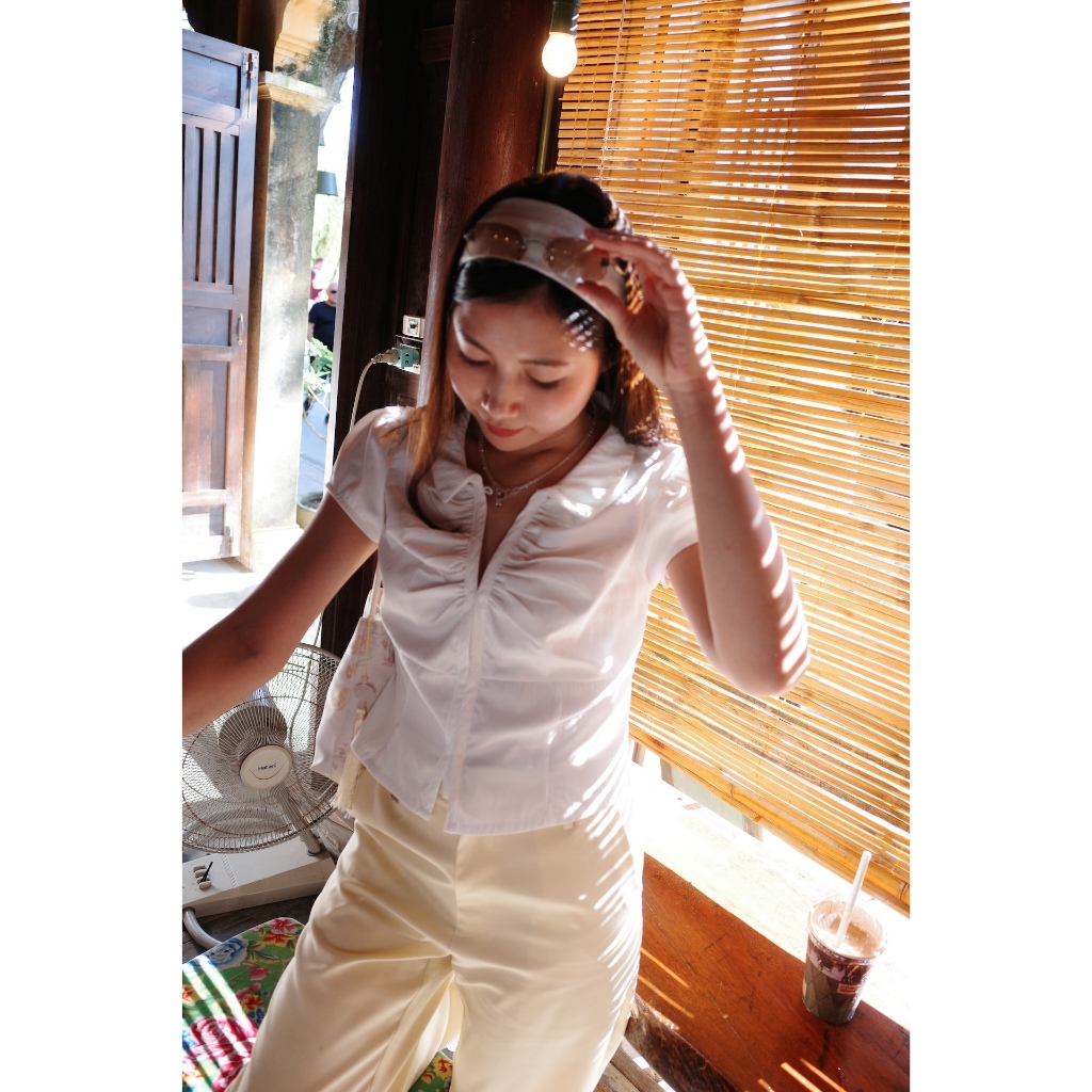 SIMONNE – Honolulu Fitted Shirt เสื้อเชิ้ตแขนสั้นเข้ารูป ราคา ถูกที่สุด ดีลบีเคเค แกลเลอรีภาพที่ 2