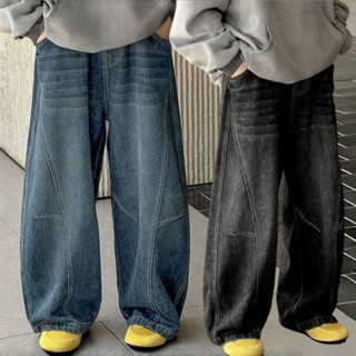 Beryl kids🌸กางเกงขายาวเด็ก🎀กางเกงยีนส์เด็กชาย ขาตรงหลวมๆ เอว…