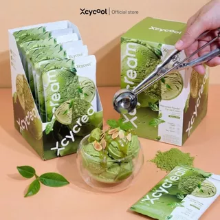 Xcycream ผงไอศกรีมสำเร็จรูป รสมัทฉะ 1ห่อ/100กรัม Ice Cream Powder Matcha ทำง่ายๆ 3 ขั้นตอน