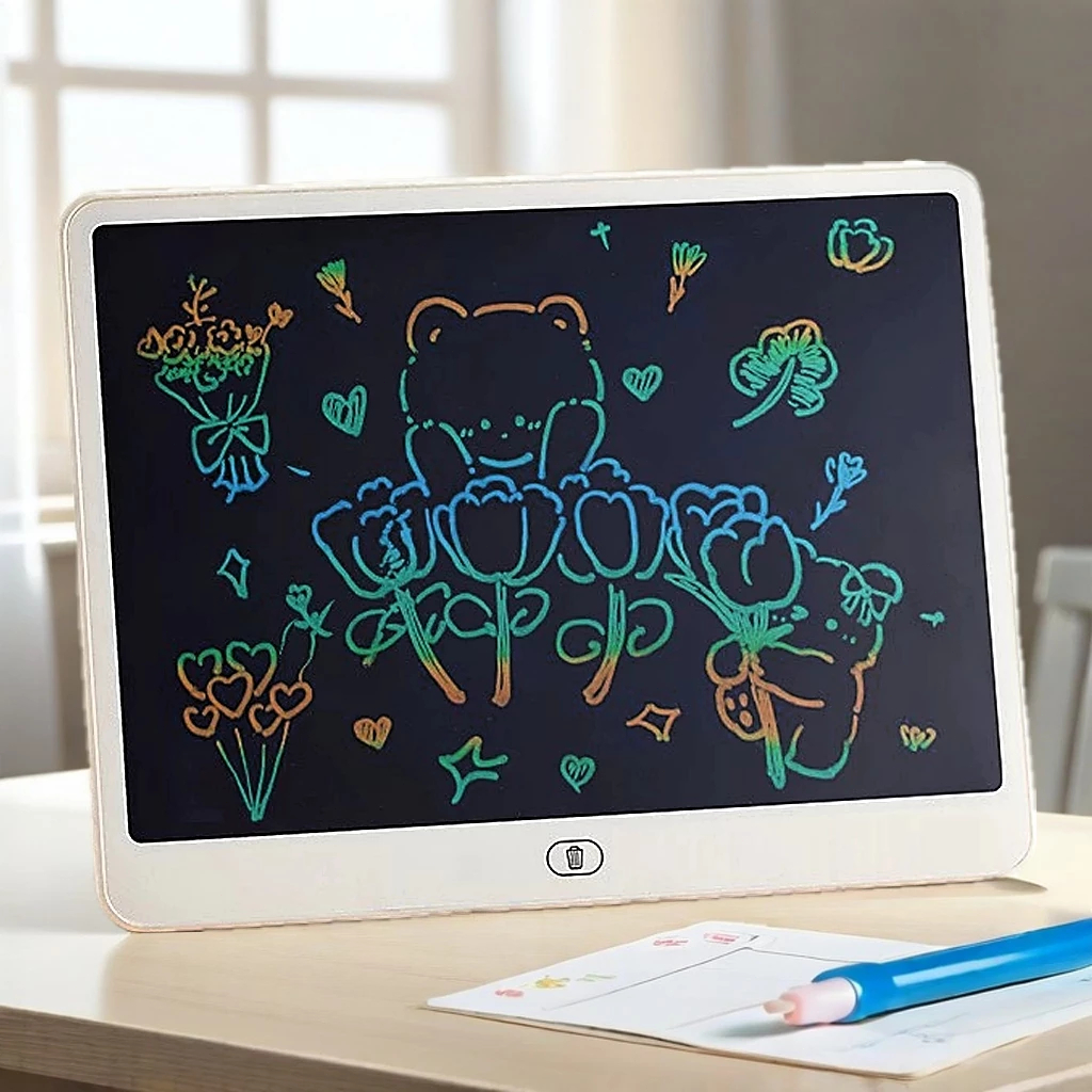กระดานเขียน กระดานลบได้ LCD Writing Tablet กระดานวาดรูป จอเป็นสี 16/20 นิ้ว ของเล่นกระดานวาดภาพ กระดานวาดรูปเด็ก
