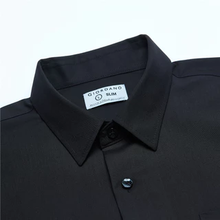 GIORDANO เสื้อเชิ้ตผู้ชาย Men's Slim Pocket Easy Care Shirt 01046005