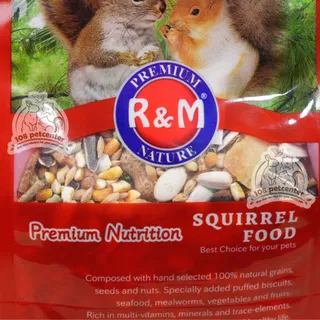 อาหารกระรอก R&M - Chibi San Premium Squirrel Food เมล็ดพืชรวม ธัญพืช สำหรับกระรอกเลี้ยง