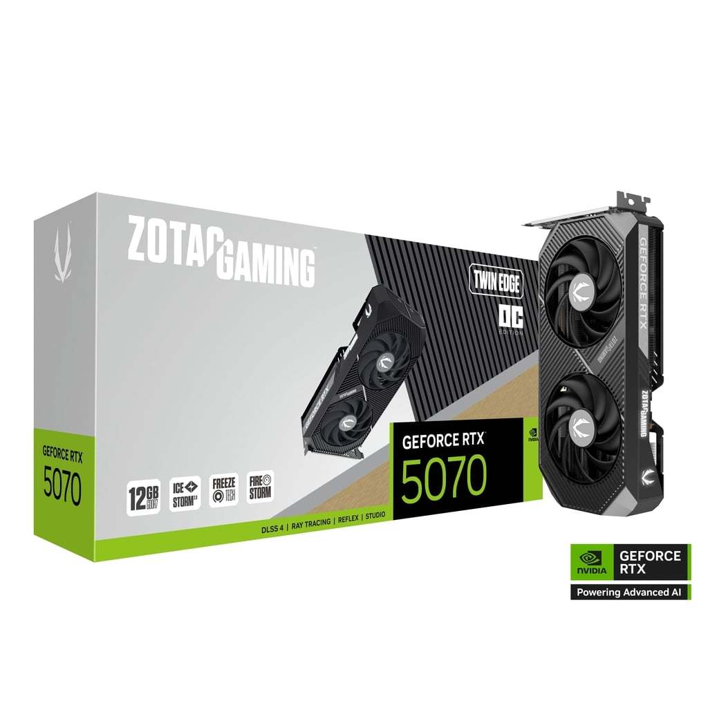 VGA (การ์ดแสดงผล) ZOTAC GAMING GeForce RTX 5070 Twin Edge OC