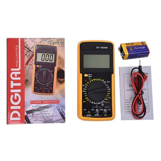 มัลติมิเตอร์ DT-9205A มัลติมิเตอร์ มัลติมิเตอร์ราคา มัลติมิเตอร์แบบดิจิตอล มิเตอร์วัดไฟ ราคา มิเตอร์วัดไฟฟ้า