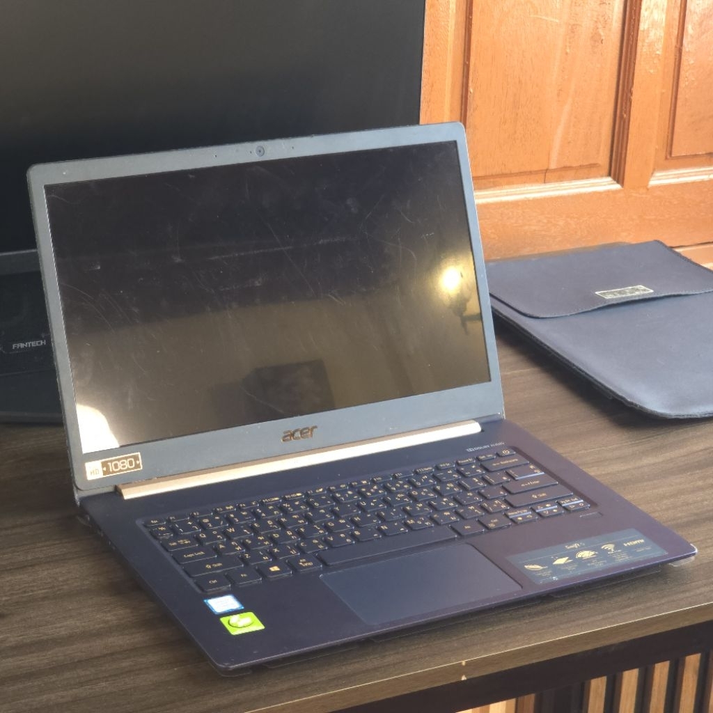(มือสอง) โน๊ตบุ้คมือสอง จอสัมผัส notebook i5 gen 8 acer swift sf514 53  8/256gb