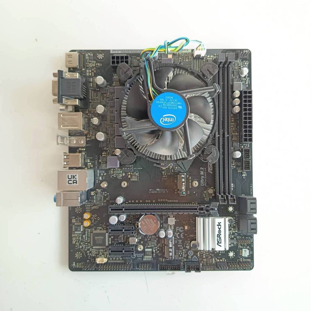 CPU Core i5  10400 + M/B  ASROCK  H470M  HDV  (1200)  ประกัน  2  เดือน