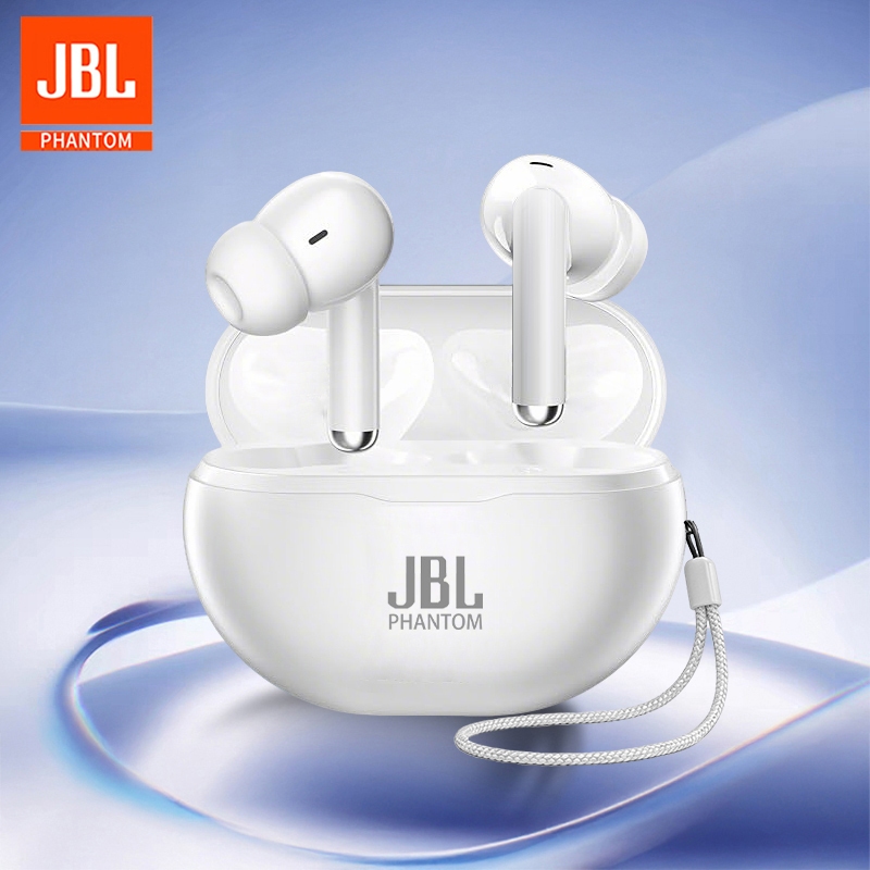 JBL PHANTOM TWS หูฟังไร้สายบลูทูธหูฟังชนิดใส่ในหูสมาร์ทหูฟังพร้อมไมโครโฟนหูฟังไร้สาย HD กันน้ำกีฬาเพ