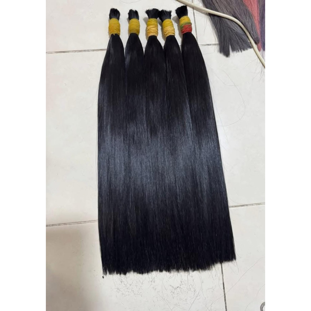 ผมแท้มือ 1 ยาว 60 เซน เท่ากับ 30 นิ้ว ผทแท้ 100%