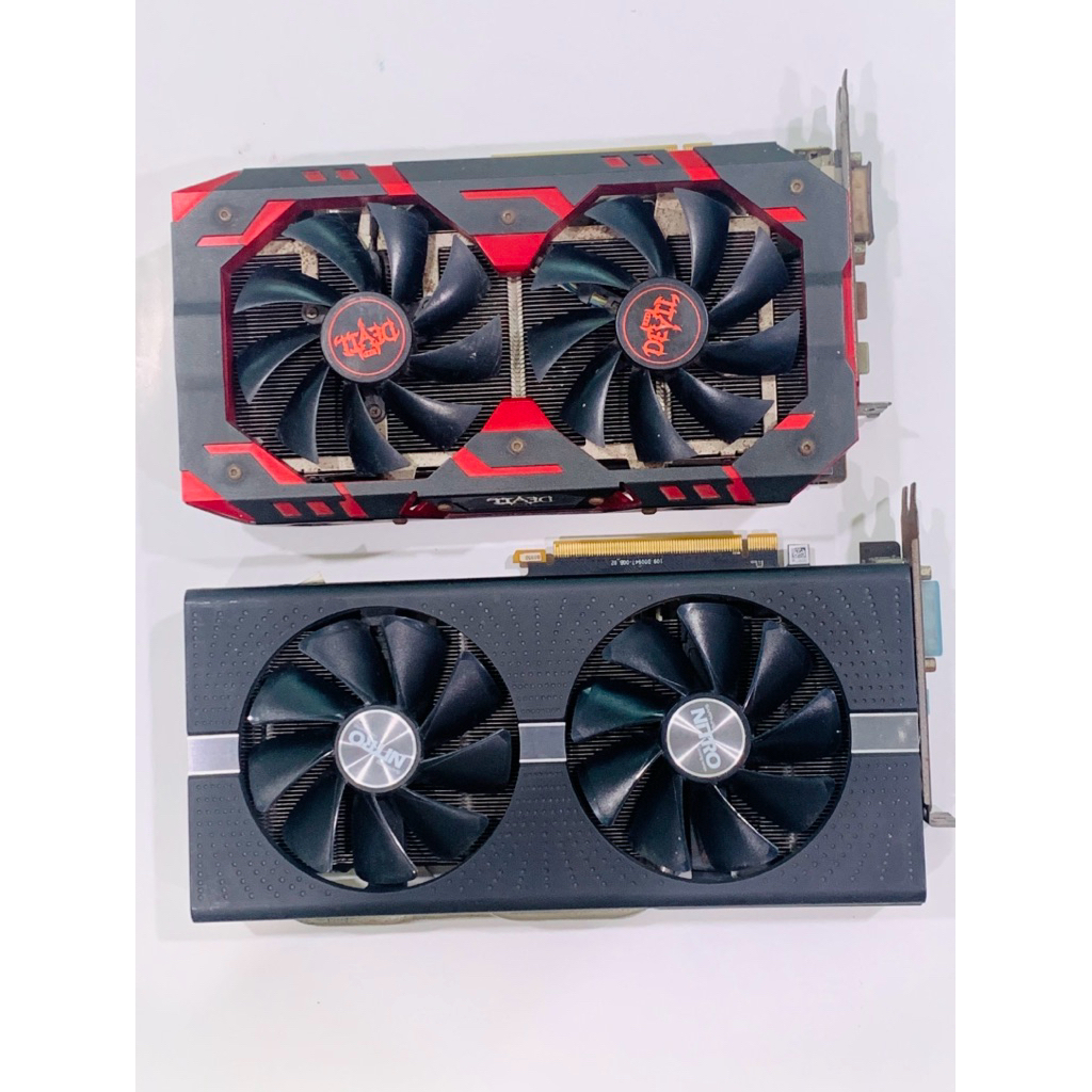 การ์ดจอ NITRO Radeon RX580/ 8GB และ การ์ด Devil  RX580/ 8GB