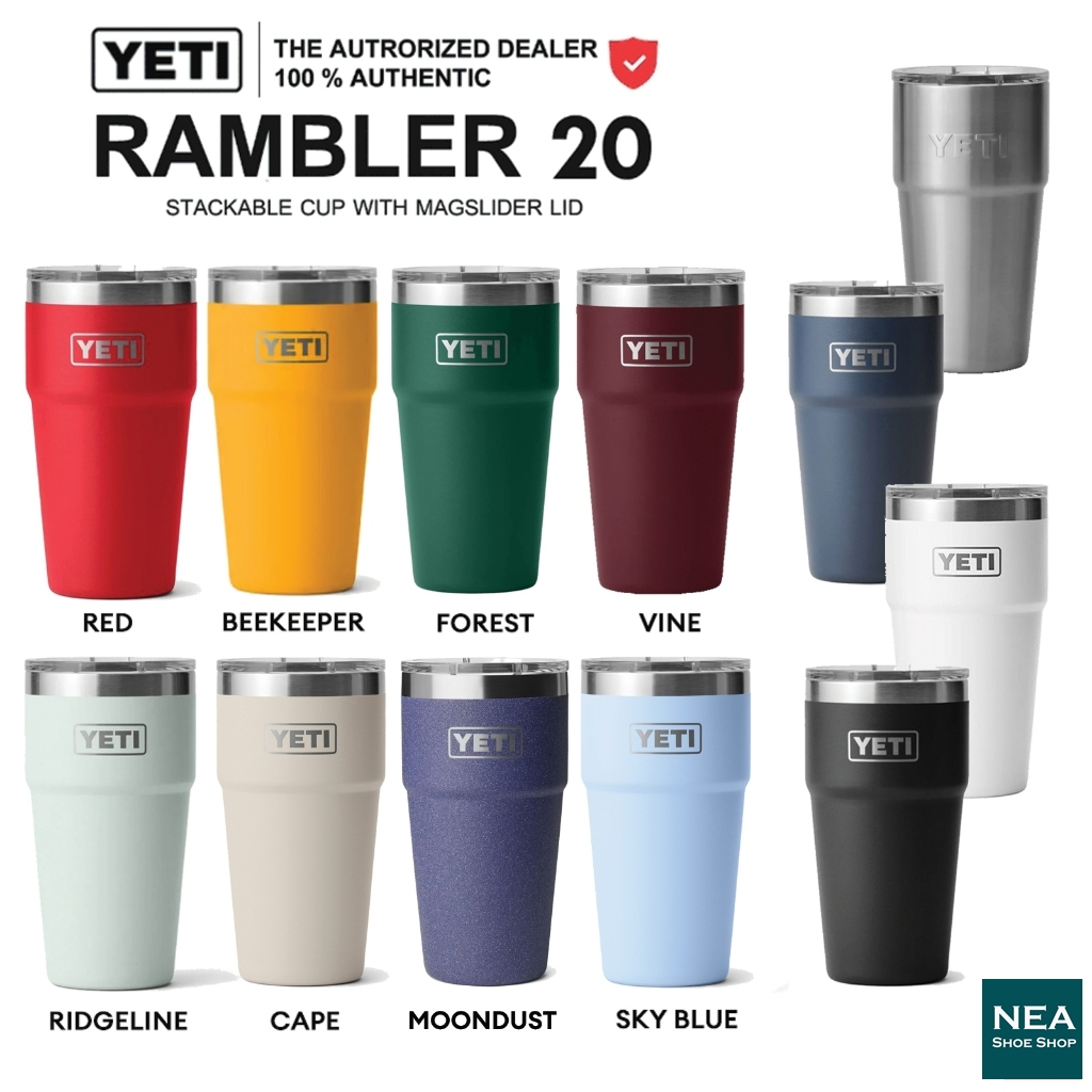 [เอาคุณภาพ เลือกเยติ] YETI RAMBLER 20 OZ STACKABLE CUP WITH MAGSLIDER LID แก้วเก็บความเย็น เยติ ลิขสิทธิ์แท้