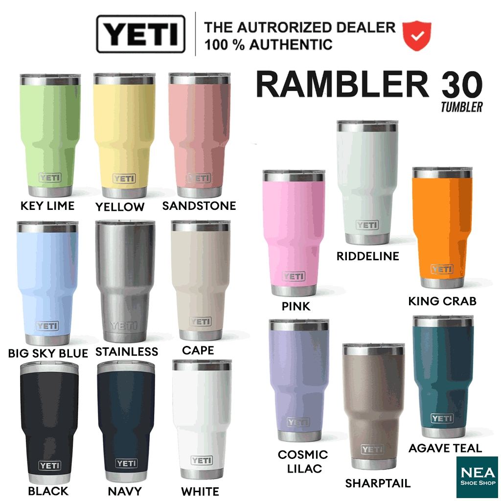 [สายนี้เขาเน้นคุณภาพ] YETI RAMBLER 30 OZ TUMBLER ลิขสิทธิ์แท้ แก้วเก็บความเย็น เยติ 30 ออนซ์