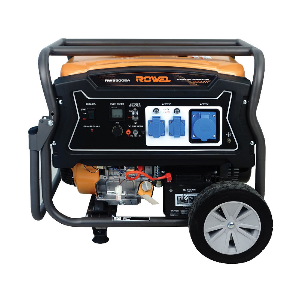 ROWEL เครื่องกำเนิดไฟฟ้าเบนซิน รุ่น RW8500EA 8.3KW