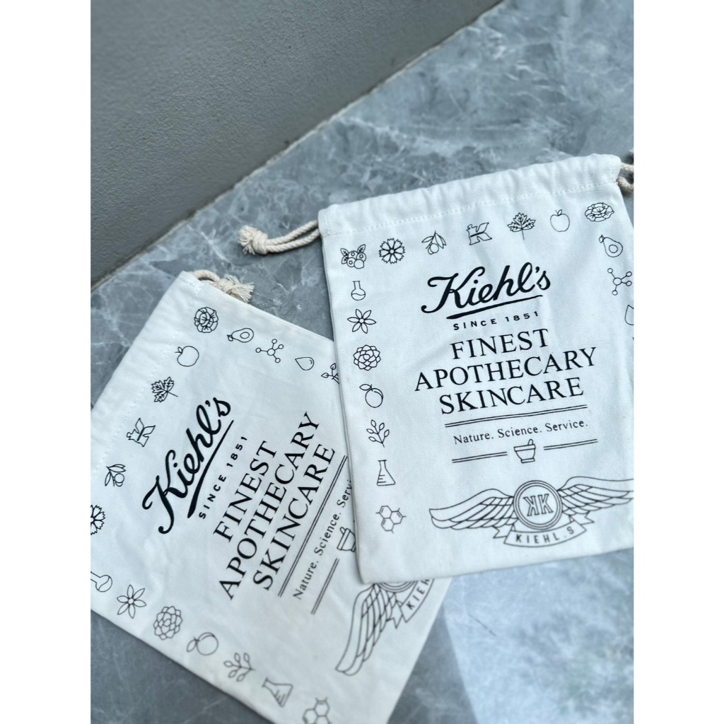 กระเป๋าผ้าถุงหูรูด Kiehl's พร้อมส่ง!