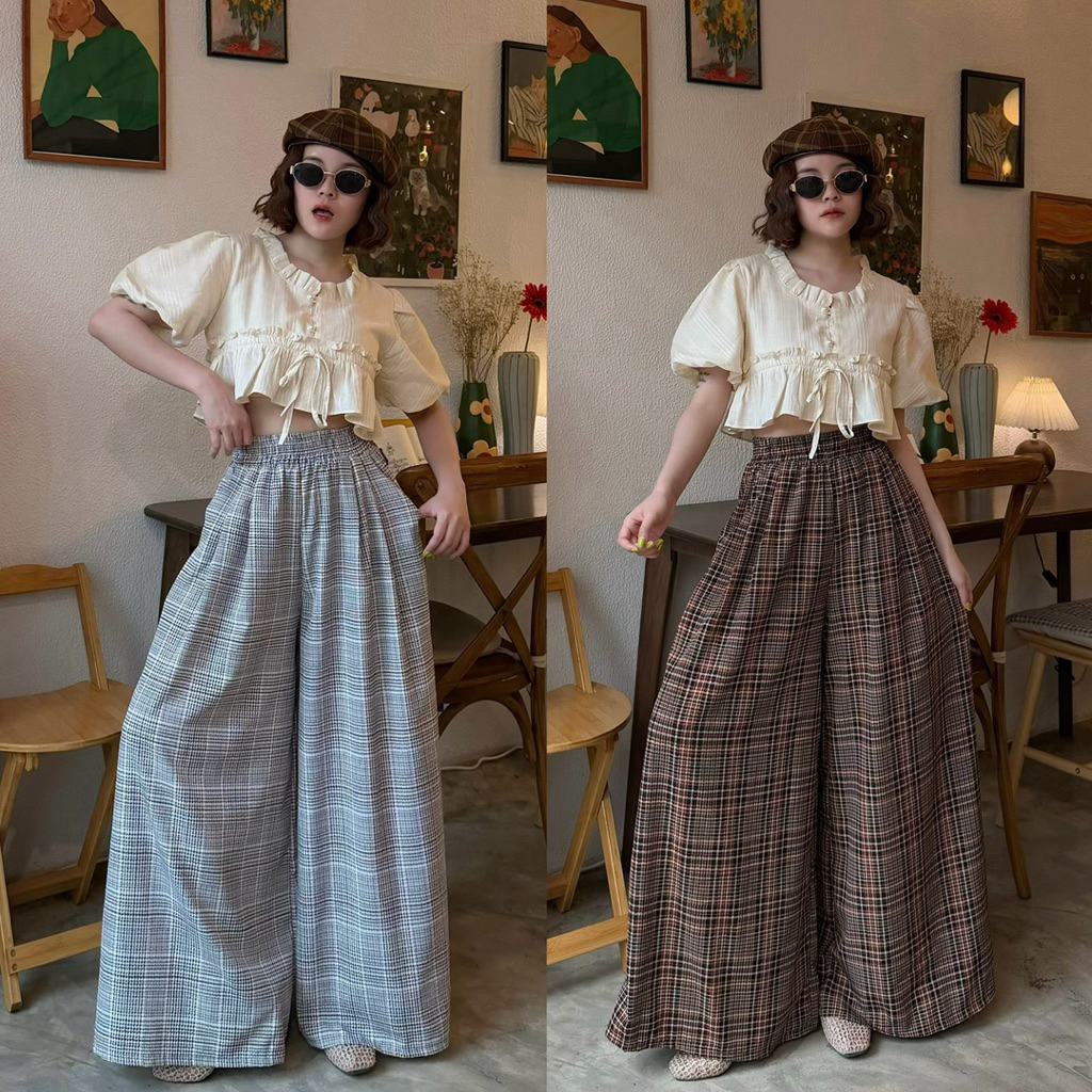 กางเกงกระโปรงลายชิโนริผ้าไหมญี่ปุ่น: สวยพริ้ว ใส่สบาย ไม่ต้องรีด