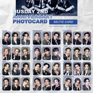 [พร้อมส่ง / ใช้โค้ดลด 20% ได้] BUS 2nd Anniversary Photocard เลือกเมมเบอร์ได้