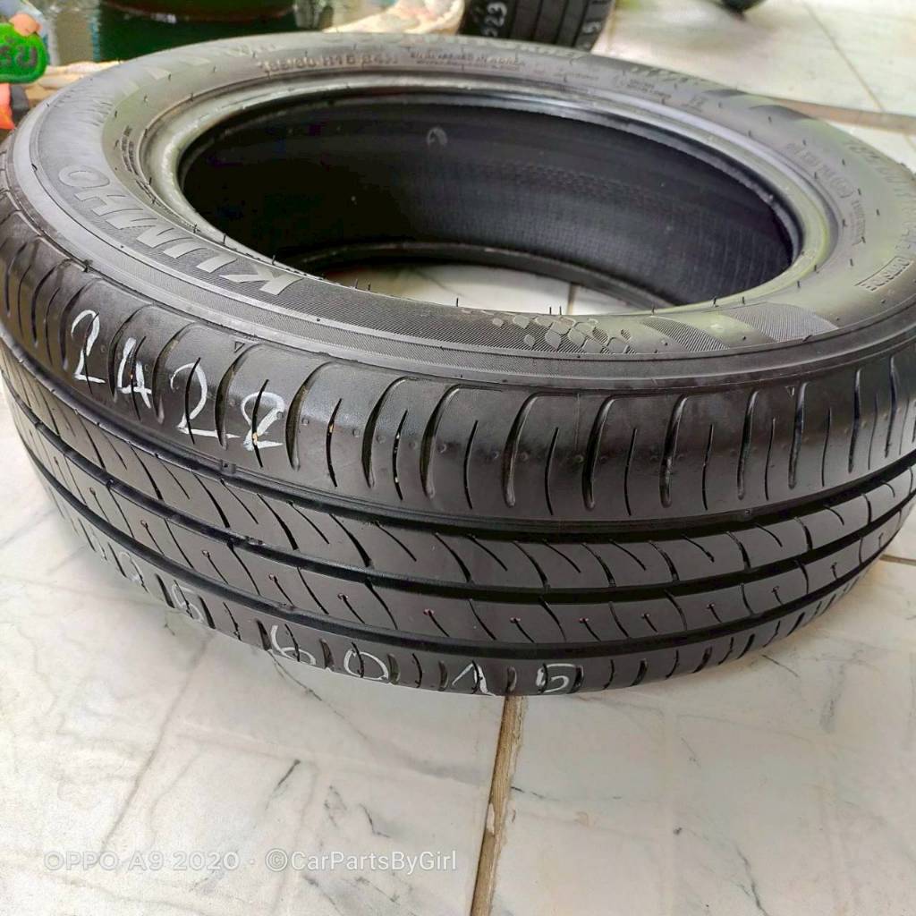 (ราคาต่อเส้น) ยาง% Kumho รุ่น ECOWING KH27 ขนาด 185/60R15 ปี22 (2422) มี 1 เส้น