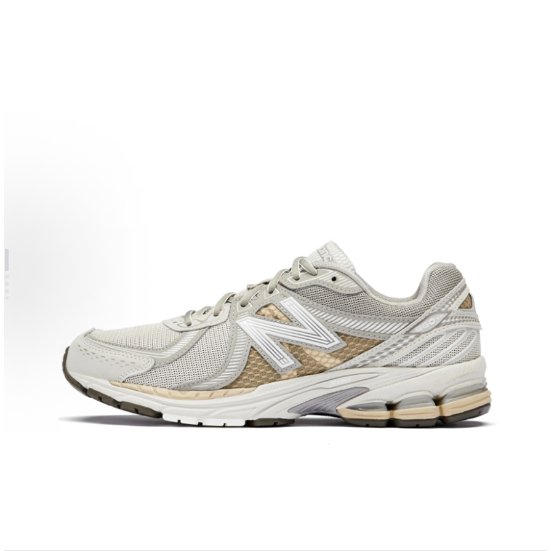 ของแท้ 100%New Balance 860 v2 low cut casual shoes in beige