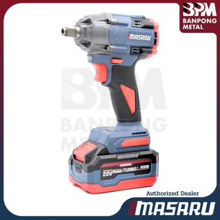 MASARU ชุด บล็อก กระแทก ไร้สาย สว่าน บล็อค แบต 1/2" 20V 500 N.m รุ่น SCDW-130