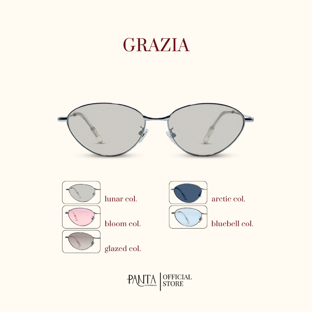 PANTA GRAZIA แว่นกันแดด UV400 ปกป้องดวงตา เลือกเลนส์สีที่ใช่ทุกกิจกรรม
