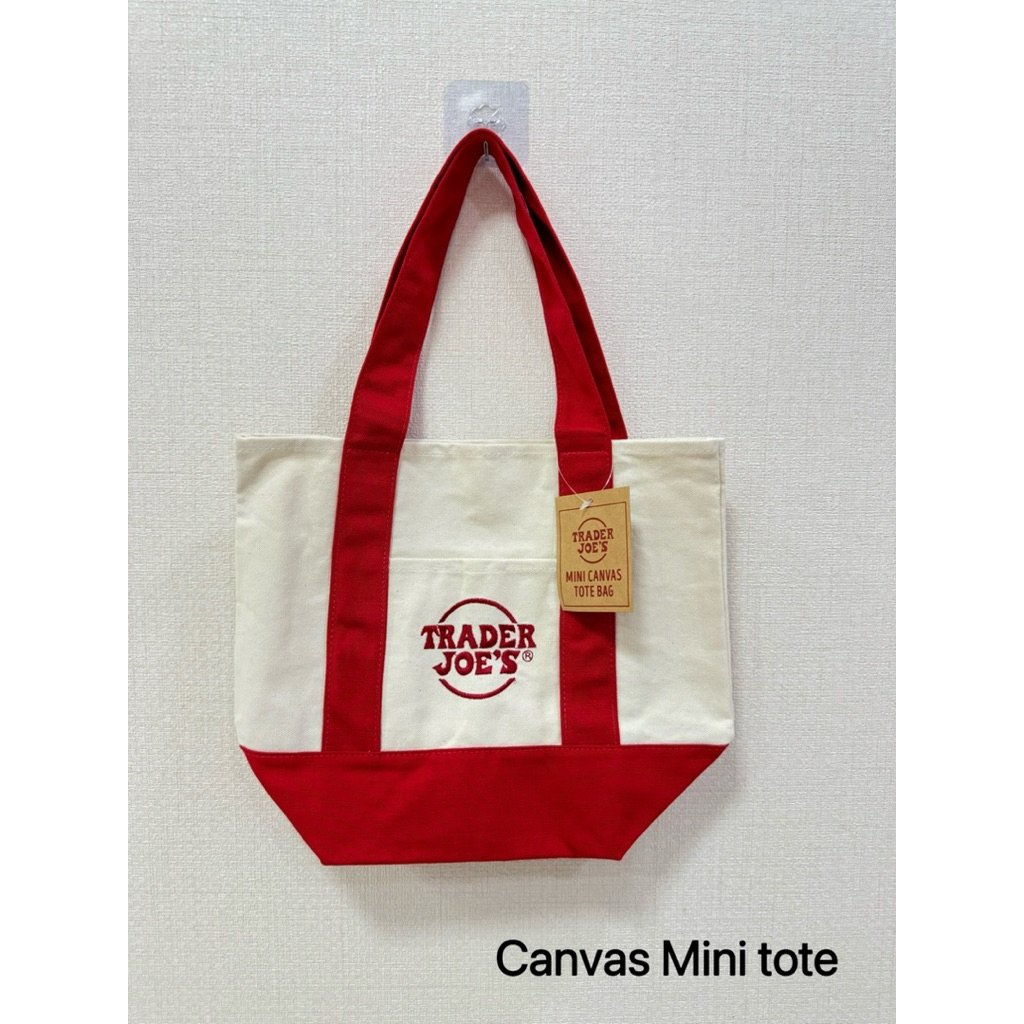 TRADER JOE'S canvas mini tote