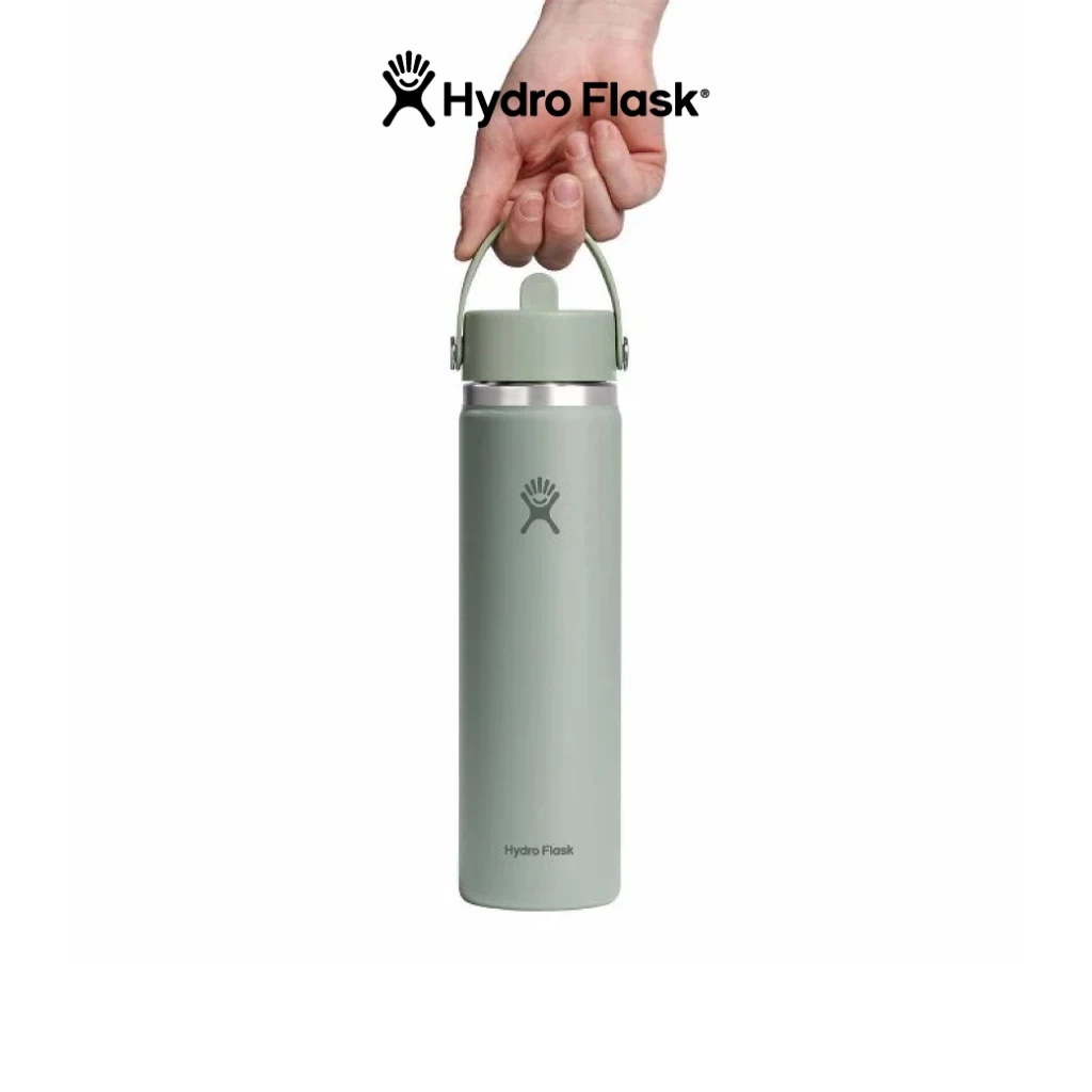 HYDRO FLASK WIDE MOUTH WITH FLEX STRAW CAP 24 OZ กระติกน้ำสูญญากาศ เก็บอุณหภูมิ เก็บความเย็น thumbnail 9