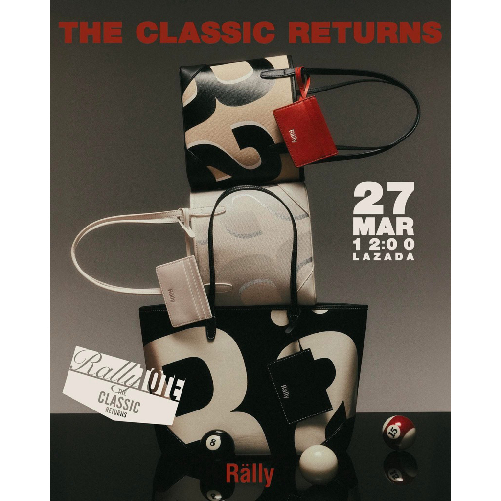 พร้อมส่ง💥แท้มีหลักฐานซื้อจากแบรนด์💯% กระเป๋า Rally Loop Bag (Valentine's Limited) ใหม่ล่าสุด‼️(New in pack 🌟)