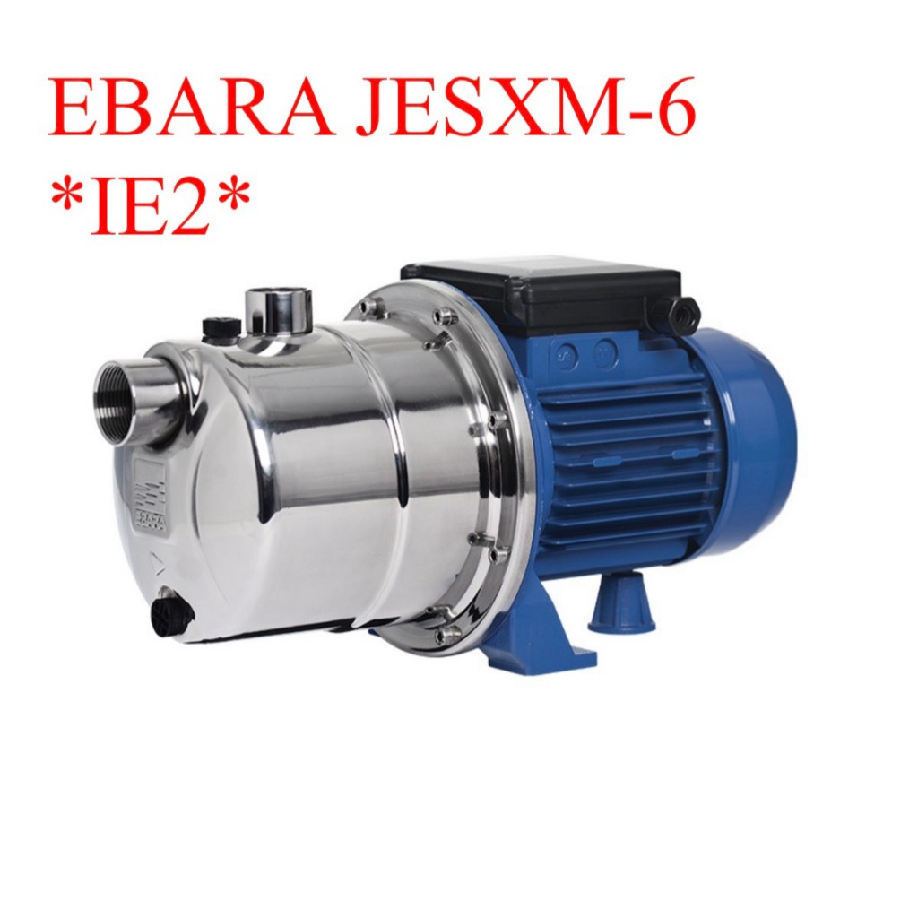 (E061-0471) EBARA JESXM-6(IE2) SELF-PRIMING SS304 (0.6HP 2สาย IE2) ปั๊มน้ำแบบดูดเอง