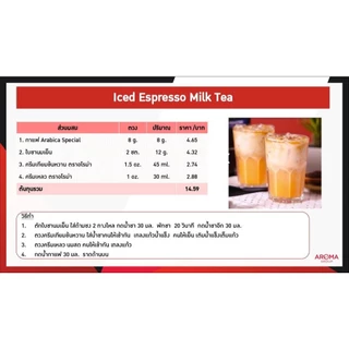 ใบชานม ใบชาไทย ตราอโรม่า Aroma brand milk tea leaves and Thai tea leaves. (250 G.)