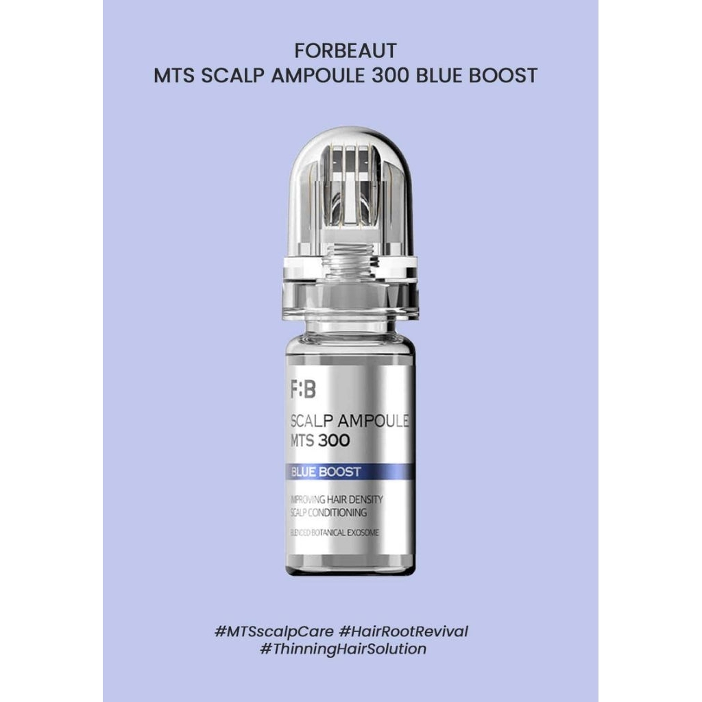 FORBEAUT MTS Scalp Boost Ampoule Black 300 For Hair 10ml