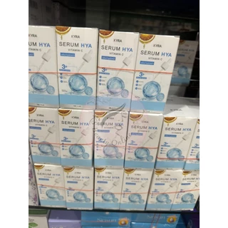 สูตรใหม่ เซรั่มไฮยาไคร่า Kyra Hya Vitamin C Aloevera Plus Glutathione