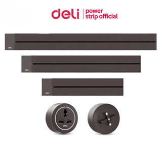 Deli รางไฟอัจฉริยะ 8000W รางปลั๊กไฟเลื่อนได้ ปลั๊กไฟไร้สาย ใ…