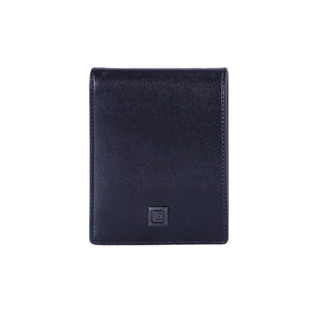 Guy Laroche กระเป๋าสตางค์หนังเรียบ 6 การ์ด สีดำ (MGW07516W5B…