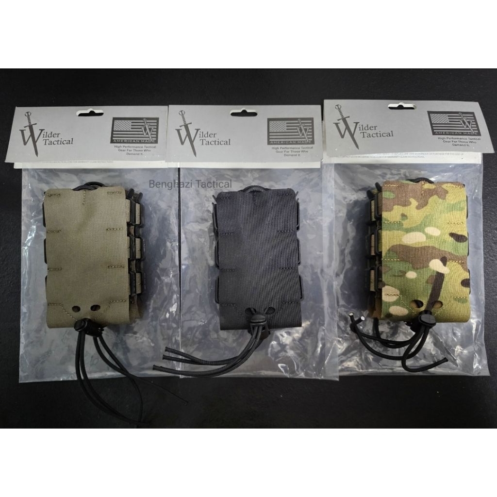 Wilder Tactical Urban Assault Double Stacked RF Mag Pouch V2 (Bottom) -UAB Clip